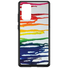 DistinctInk™ OtterBox Symmetry Series Case for Apple iPhone / Samsung Galaxy / Google Pixel - Rainbow Melted Crayons