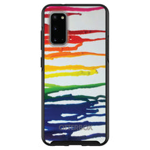 DistinctInk™ OtterBox Symmetry Series Case for Apple iPhone / Samsung Galaxy / Google Pixel - Rainbow Melted Crayons