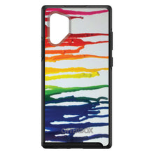 DistinctInk™ OtterBox Symmetry Series Case for Apple iPhone / Samsung Galaxy / Google Pixel - Rainbow Melted Crayons