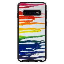 DistinctInk™ OtterBox Symmetry Series Case for Apple iPhone / Samsung Galaxy / Google Pixel - Rainbow Melted Crayons