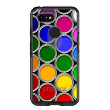 DistinctInk™ OtterBox Symmetry Series Case for Apple iPhone / Samsung Galaxy / Google Pixel - Rainbow Paint Cans