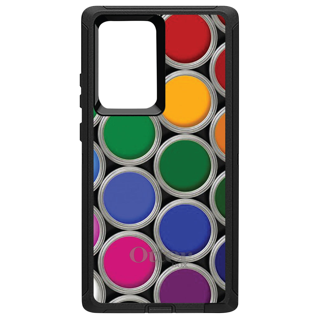 Rainbow Paint Cans OtterBox Defender Case for iPhone & Galaxy, view 13