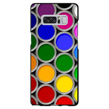 DistinctInk® Hard Plastic Snap-On Case for Apple iPhone or Samsung Galaxy - Rainbow Paint Cans