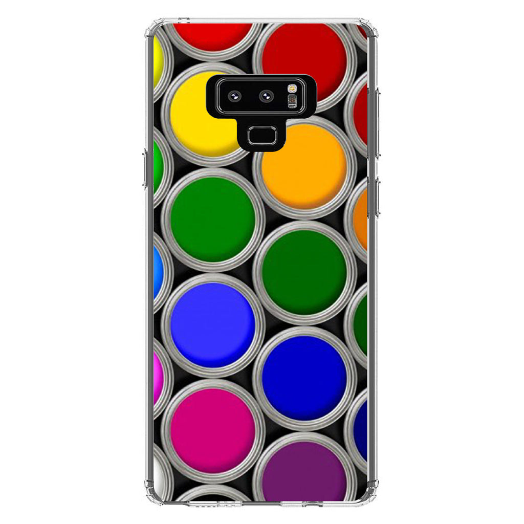Rainbow Paint Cans Clear Shockproof iPhone Case, view 11