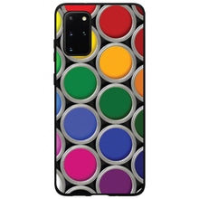 DistinctInk® Hard Plastic Snap-On Case for Apple iPhone or Samsung Galaxy - Rainbow Paint Cans