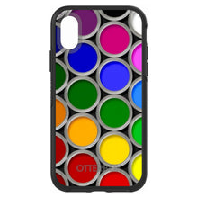 DistinctInk™ OtterBox Symmetry Series Case for Apple iPhone / Samsung Galaxy / Google Pixel - Rainbow Paint Cans