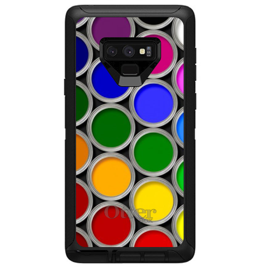 Rainbow Paint Cans OtterBox Defender Case for iPhone & Galaxy, view 16