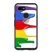 DistinctInk™ OtterBox Symmetry Series Case for Apple iPhone / Samsung Galaxy / Google Pixel - Rainbow Paint Dripping