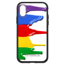 DistinctInk™ OtterBox Symmetry Series Case for Apple iPhone / Samsung Galaxy / Google Pixel - Rainbow Paint Dripping