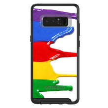 DistinctInk™ OtterBox Symmetry Series Case for Apple iPhone / Samsung Galaxy / Google Pixel - Rainbow Paint Dripping