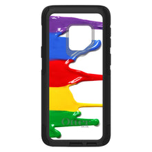 DistinctInk™ OtterBox Commuter Series Case for Apple iPhone or Samsung Galaxy - Rainbow Paint Dripping