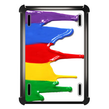 DistinctInk™ OtterBox Defender Series Case for Apple iPad / iPad Pro / iPad Air / iPad Mini - Rainbow Paint Dripping