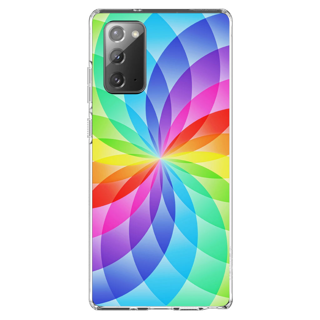 Rainbow Star Geometric Clear Shockproof iPhone Case, view 7