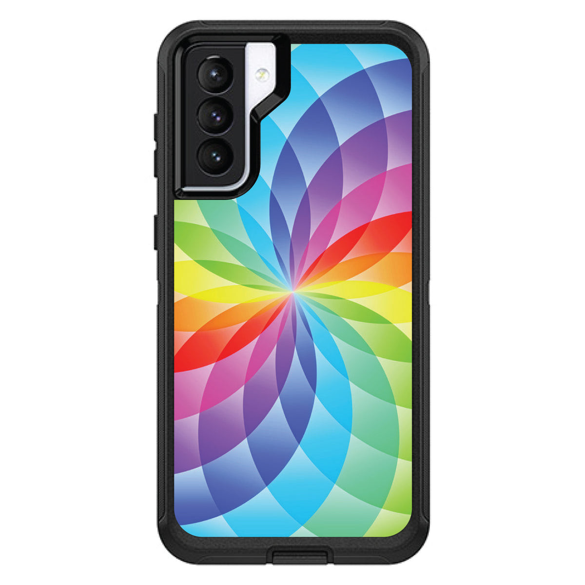 Rainbow Star Geometric OtterBox Defender Case for iPhone & Galaxy, view 6