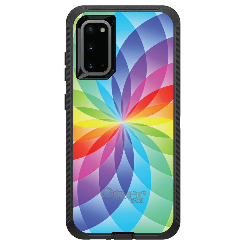 Rainbow Star Geometric OtterBox Defender Case for iPhone & Galaxy, view 8