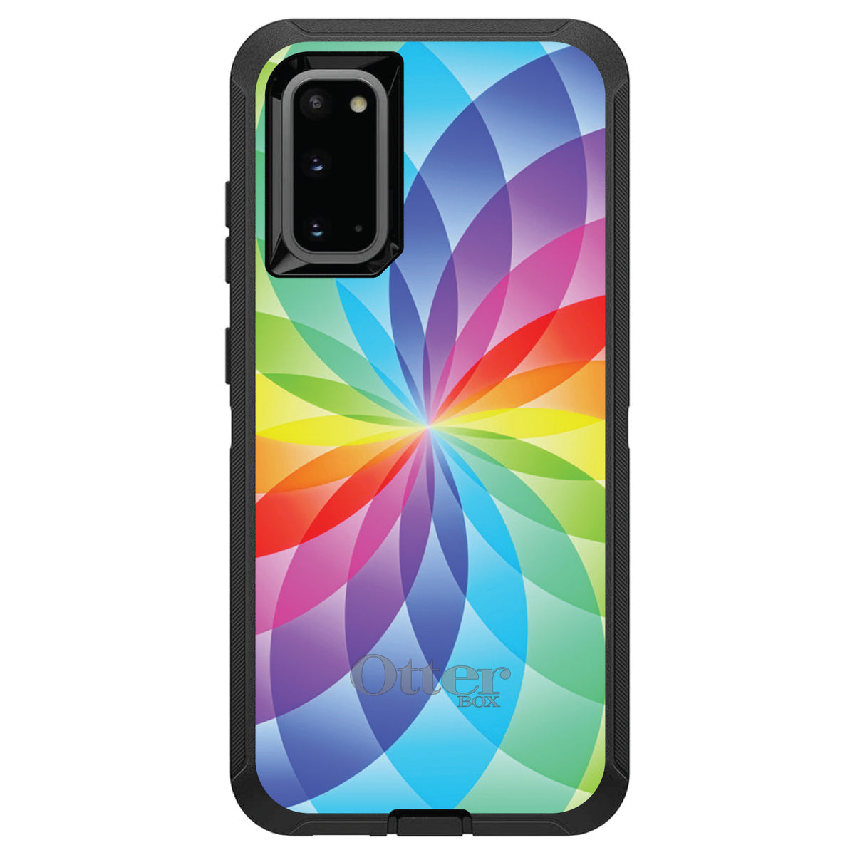 Rainbow Star Geometric OtterBox Defender Case for iPhone & Galaxy, view 8