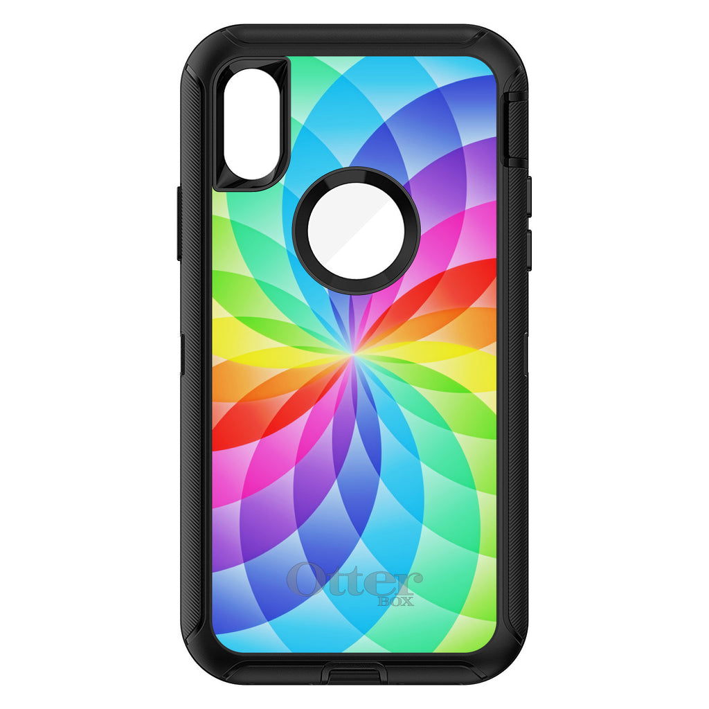 Rainbow Star Geometric OtterBox Defender Case for iPhone & Galaxy, view 3