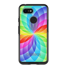 DistinctInk™ OtterBox Symmetry Series Case for Apple iPhone / Samsung Galaxy / Google Pixel - Rainbow Star Geometric