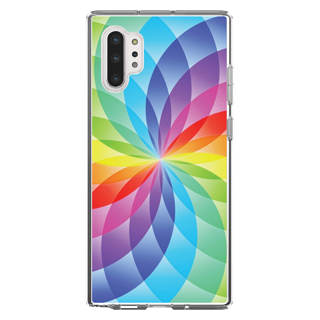 Rainbow Star Geometric Clear Shockproof iPhone Case, view 10