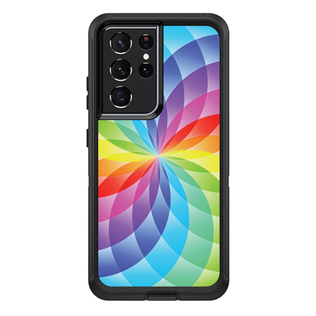 Rainbow Star Geometric OtterBox Defender Case for iPhone & Galaxy, view 7