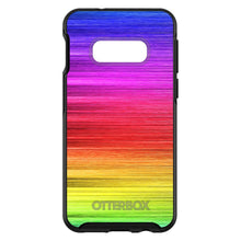 DistinctInk™ OtterBox Symmetry Series Case for Apple iPhone / Samsung Galaxy / Google Pixel - Rainbow Shimmering Lines