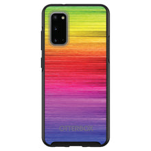 DistinctInk™ OtterBox Symmetry Series Case for Apple iPhone / Samsung Galaxy / Google Pixel - Rainbow Shimmering Lines