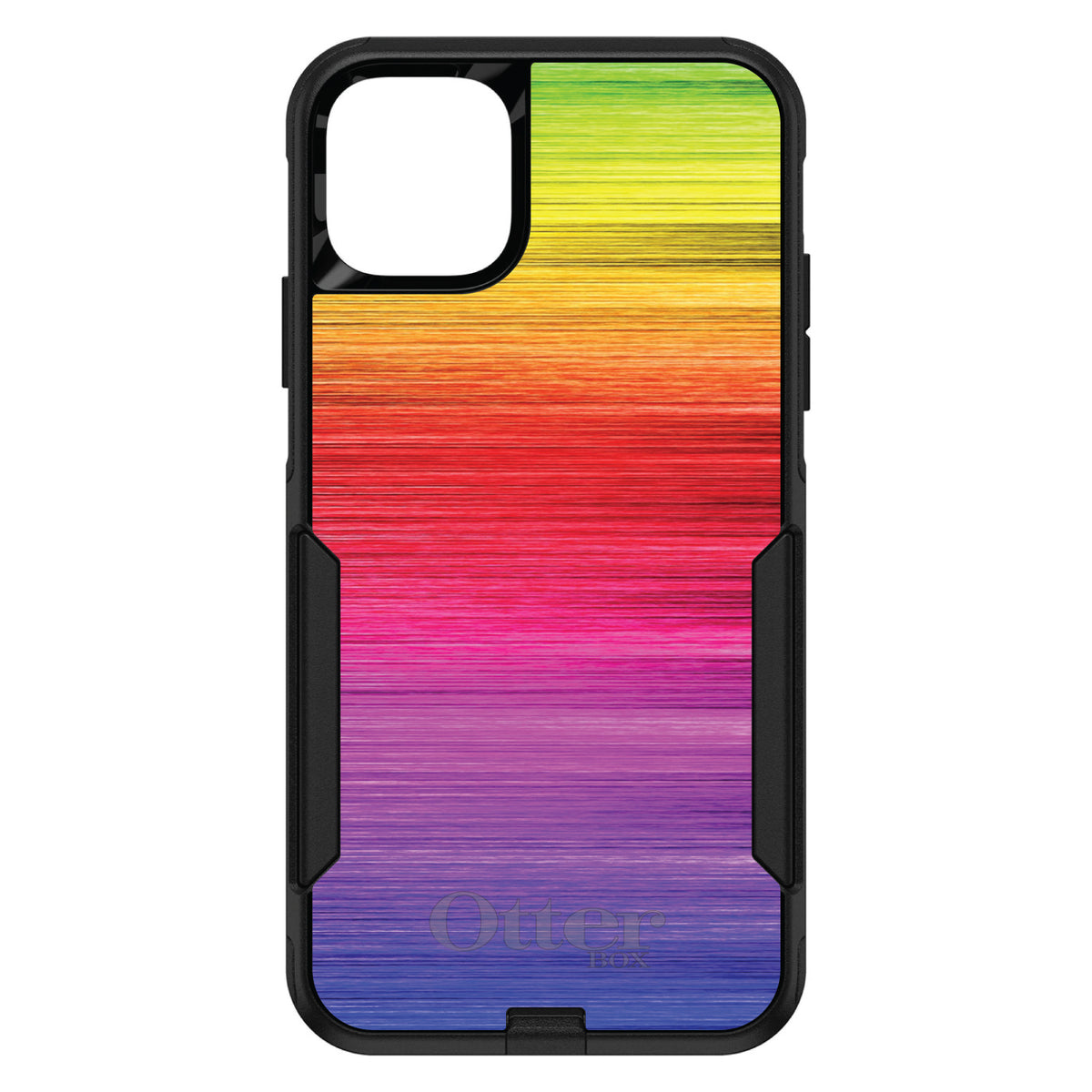 Rainbow Shimmering Lines OtterBox Commuter Case for iPhone & Galaxy, view 2