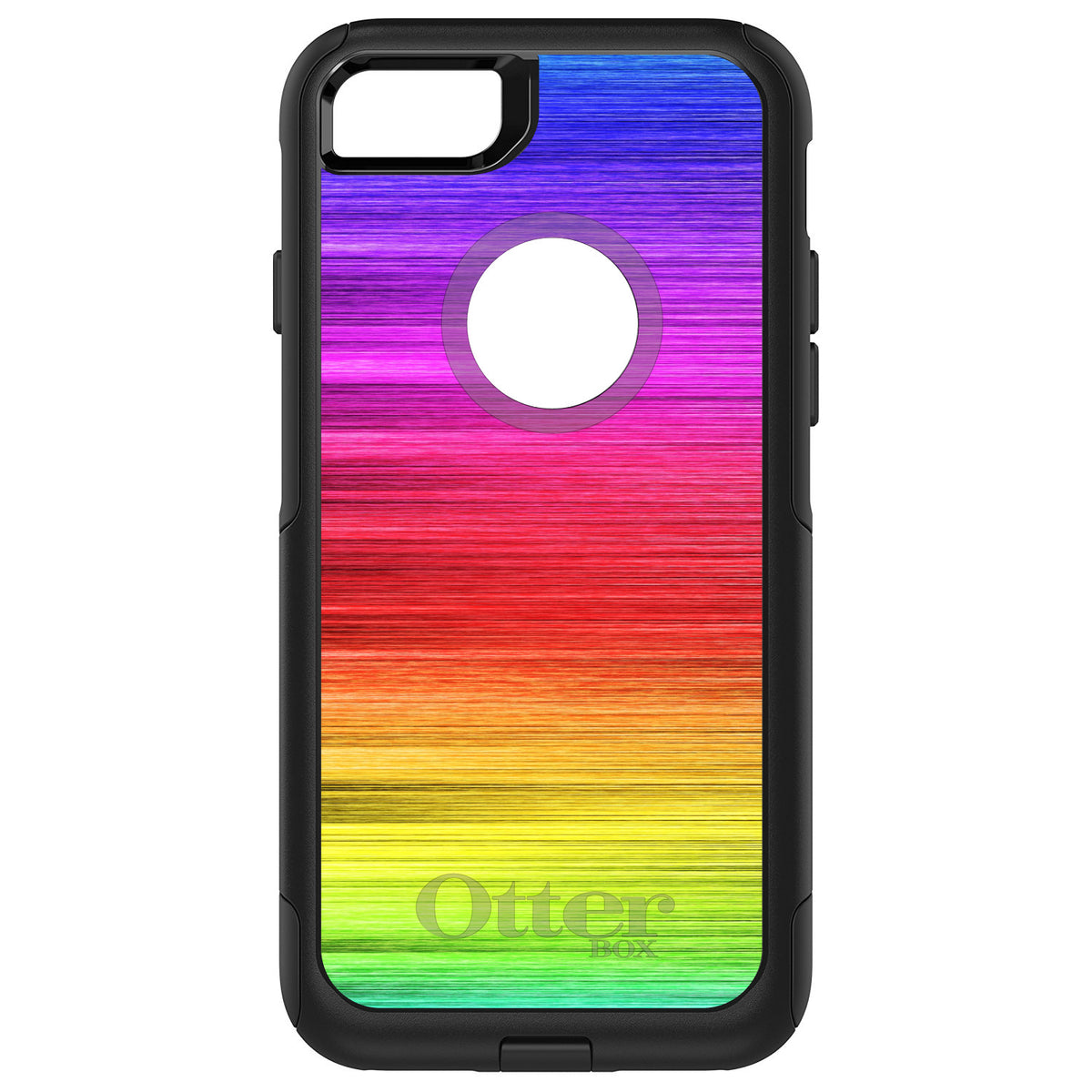Rainbow Shimmering Lines OtterBox Commuter Case for iPhone & Galaxy