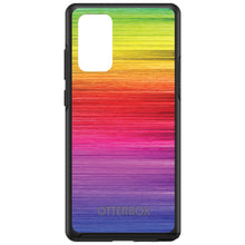 DistinctInk™ OtterBox Symmetry Series Case for Apple iPhone / Samsung Galaxy / Google Pixel - Rainbow Shimmering Lines