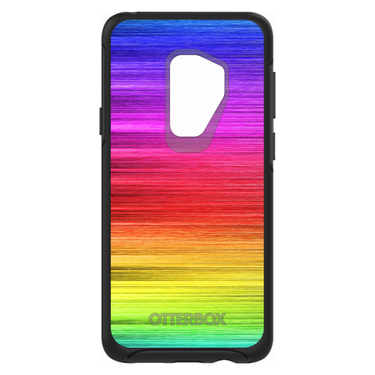 Rainbow Shimmering Lines OtterBox Symmetry Case for iPhone & Galaxy, view 9