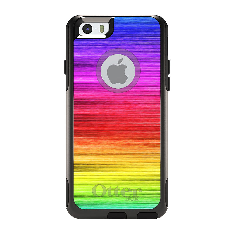 Rainbow Shimmering Lines OtterBox Commuter Case for iPhone & Galaxy, view 4