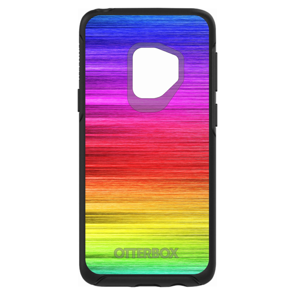 Rainbow Shimmering Lines OtterBox Symmetry Case for iPhone & Galaxy, view 8