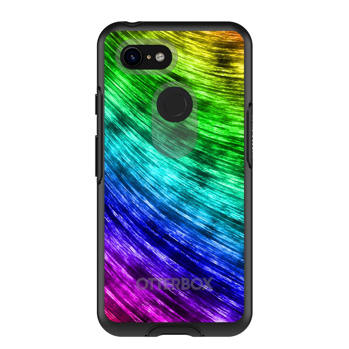 Rainbow Shimmering Curve OtterBox Symmetry Case for iPhone & Galaxy, view 15