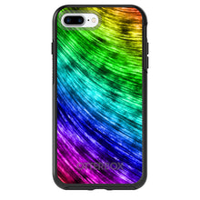 DistinctInk™ OtterBox Symmetry Series Case for Apple iPhone / Samsung Galaxy / Google Pixel - Rainbow Shimmering Curve