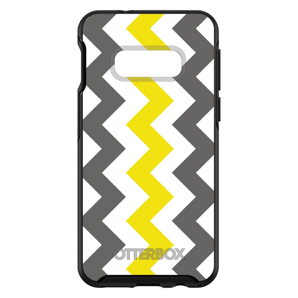Grey Yellow Chevron Stripes OtterBox Symmetry Case for iPhone & Galaxy, view 7