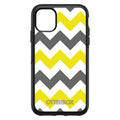 Grey Yellow Chevron Stripes OtterBox Symmetry Case for iPhone & Galaxy