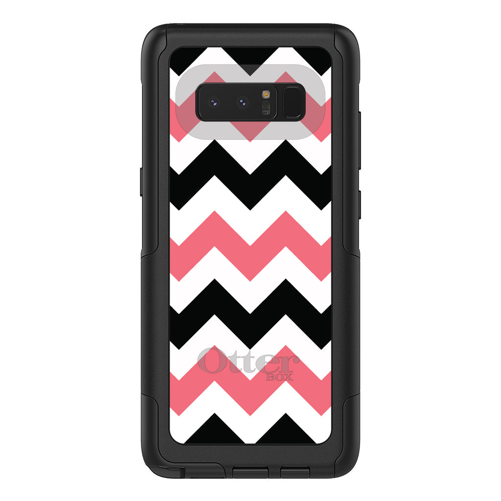 Black Pink Chevron Stripes OtterBox Commuter Case for iPhone & Galaxy, view 16