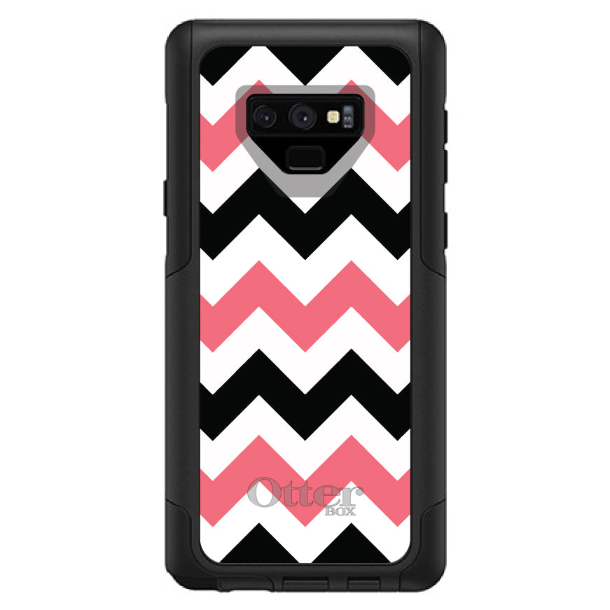 Black Pink Chevron Stripes OtterBox Commuter Case for iPhone & Galaxy, view 15