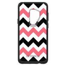 Black Pink Chevron Stripes OtterBox Symmetry Case for iPhone & Galaxy