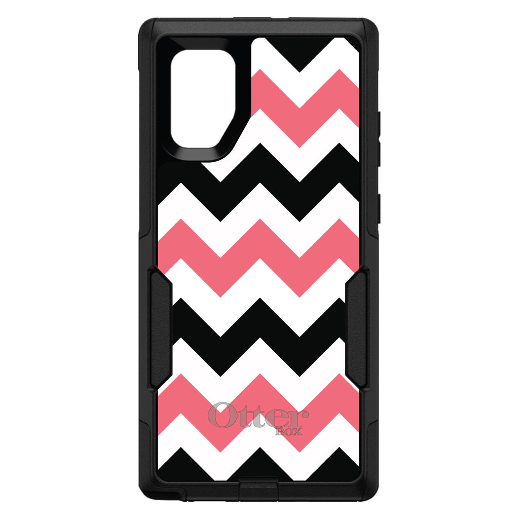 Black Pink Chevron Stripes OtterBox Commuter Case for iPhone & Galaxy, view 14