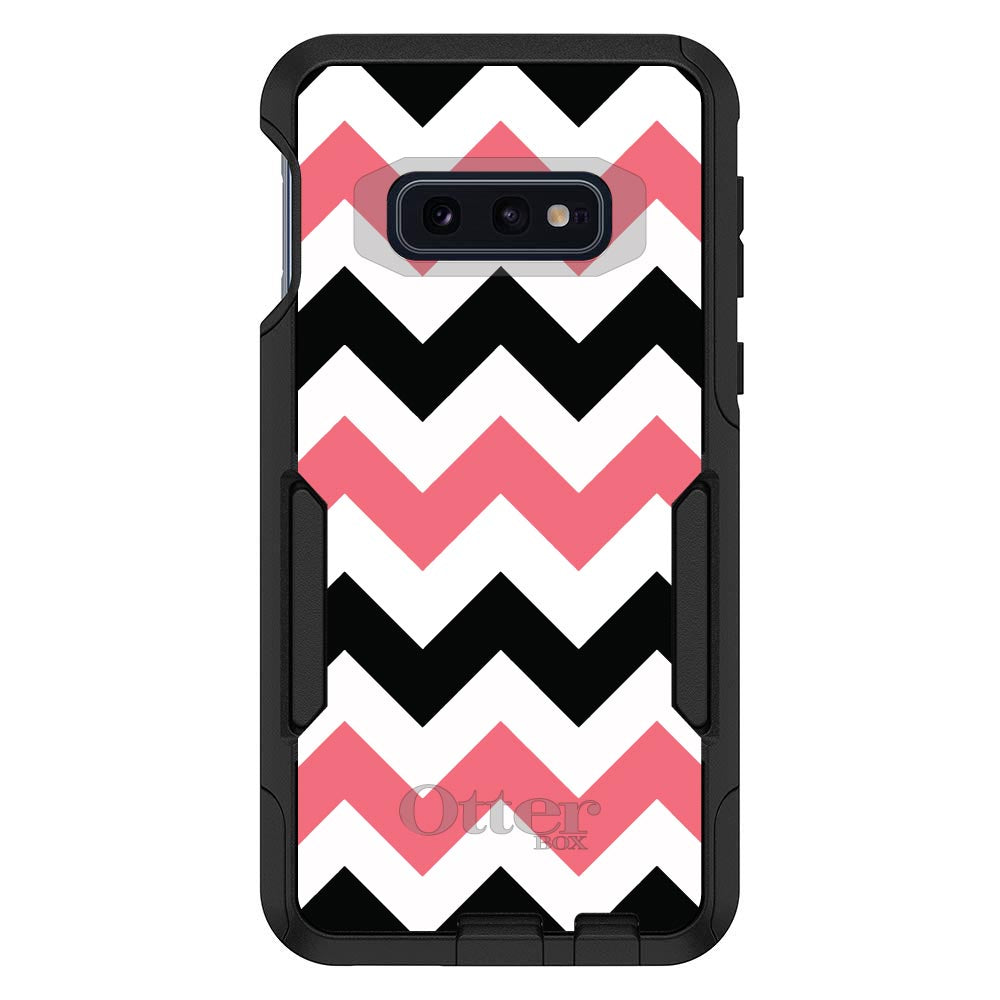 Black Pink Chevron Stripes OtterBox Commuter Case for iPhone & Galaxy, view 8