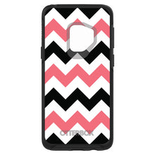 Black Pink Chevron Stripes OtterBox Symmetry Case for iPhone & Galaxy