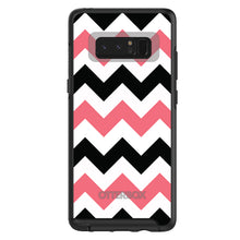 Black Pink Chevron Stripes OtterBox Symmetry Case for iPhone & Galaxy