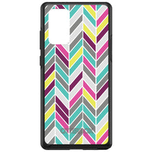 DistinctInk™ OtterBox Symmetry Series Case for Apple iPhone / Samsung Galaxy / Google Pixel - Pink Purple Teal Herringbone