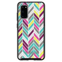 DistinctInk™ OtterBox Symmetry Series Case for Apple iPhone / Samsung Galaxy / Google Pixel - Pink Purple Teal Herringbone