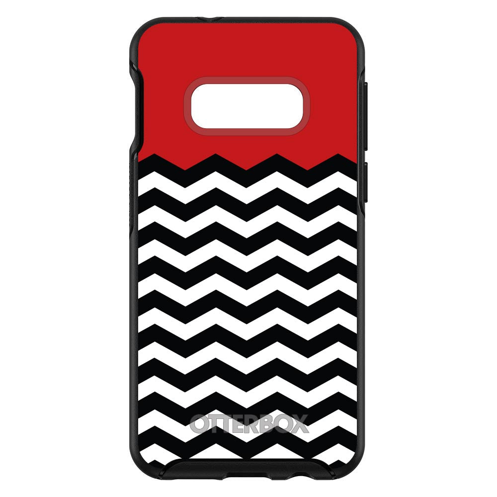 Black White Red Chevron OtterBox Symmetry Case for iPhone & Galaxy, view 7