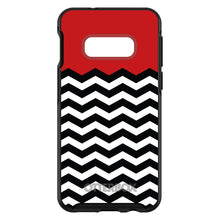 DistinctInk™ OtterBox Symmetry Series Case for Apple iPhone / Samsung Galaxy / Google Pixel - Black White Red Chevron