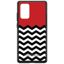 DistinctInk™ OtterBox Symmetry Series Case for Apple iPhone / Samsung Galaxy / Google Pixel - Black White Red Chevron
