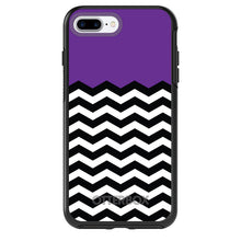 Black White Purple Chevron OtterBox Symmetry Case for iPhone & Galaxy
