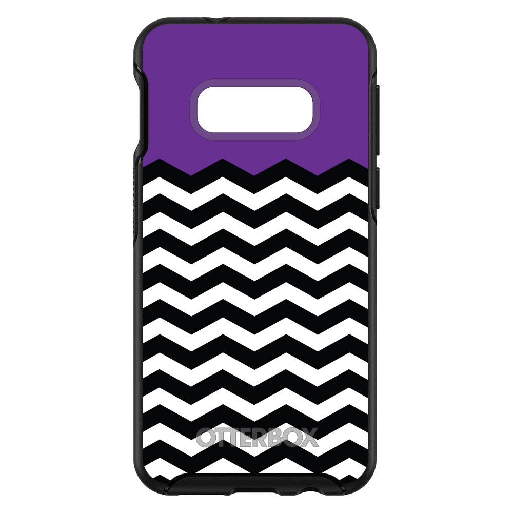 Black White Purple Chevron OtterBox Symmetry Case for iPhone & Galaxy, view 7